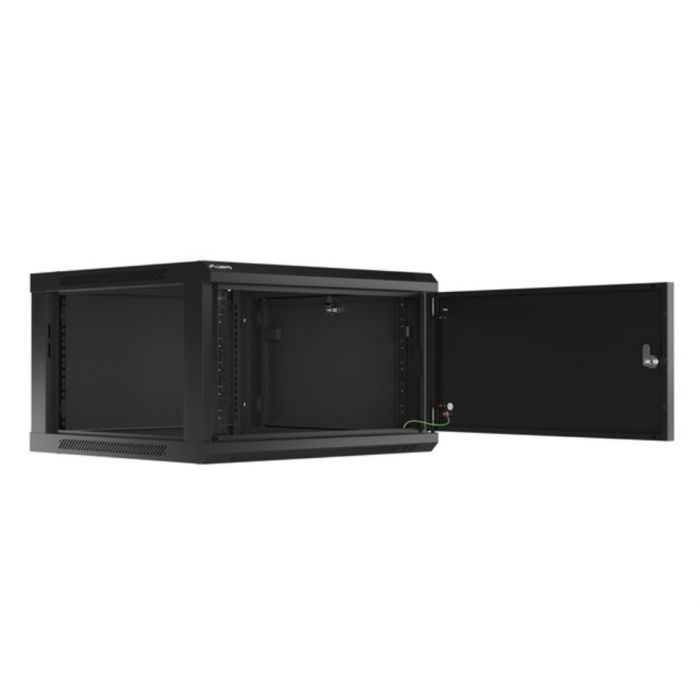 Lanberg WF01-6606-00B Armario Rack de Pared 6U Negro, Capacidad Máxima 60 kg 2 Lanberg WF01-6606-00B Armario Rack de Pared 6U Negro, Capacidad Máxima 60 kg 2