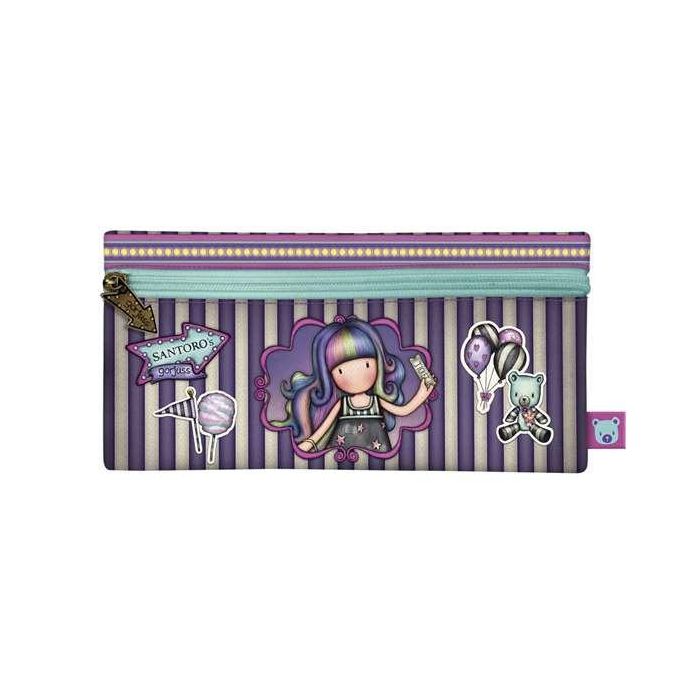 Estuche Escolar Gorjuss Up and away Morado (22 x 11 x 1.5 cm) Estuche Escolar Gorjuss Up and away Morado (22 x 11 x 1.5 cm)