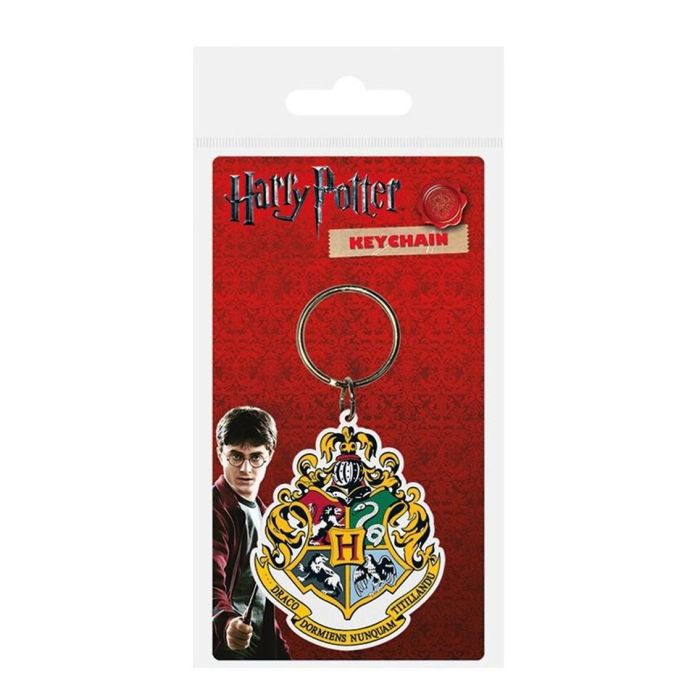Pyramid Llavero Harry Potter Hogwarts Escudo - Colección Oficial