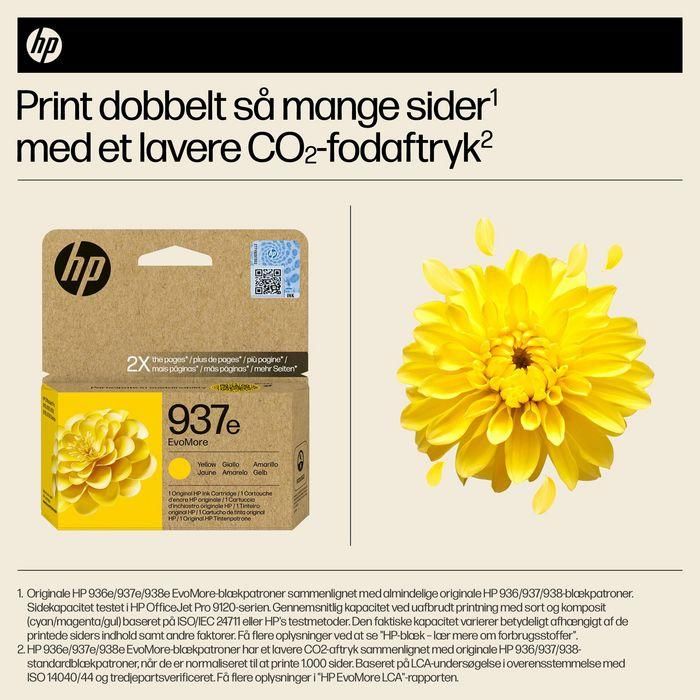 HP 937e EvoMore Yellow Original Ink Cartridge 22 HP 937e EvoMore Yellow Original Ink Cartridge 22