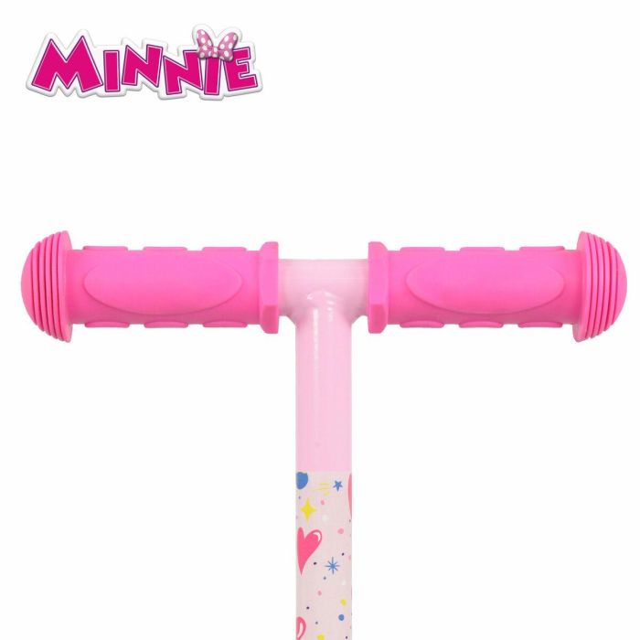 Patinete Scooter Minnie Mouse Goma Metal Plástico 4