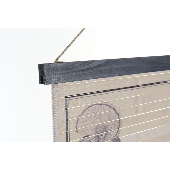 DKD Home Decor Lienzo Decorativo Cottage Beige 90x60 cm con Motivo de Pájaros, 2 cm de Fondo, Marco de Madera (Set de 4) 1