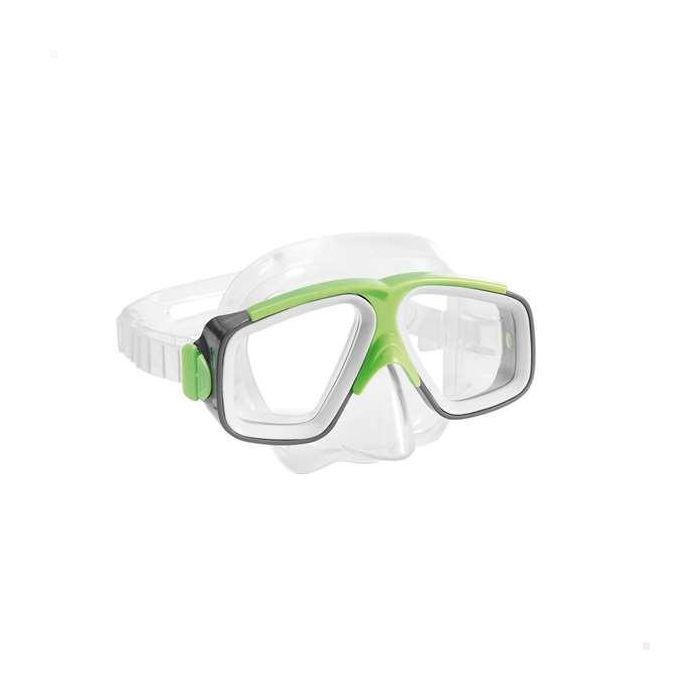 Intex Gafa de Buceo con Lentes de Silicona y Tubo Respirador para Snorkel Modelo Rider Niños +8 Años 1