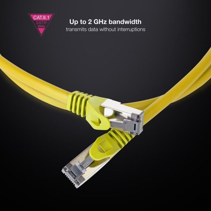 Cable USB NANOCABLE 10.20.2002-Y Amarillo 2 m 1