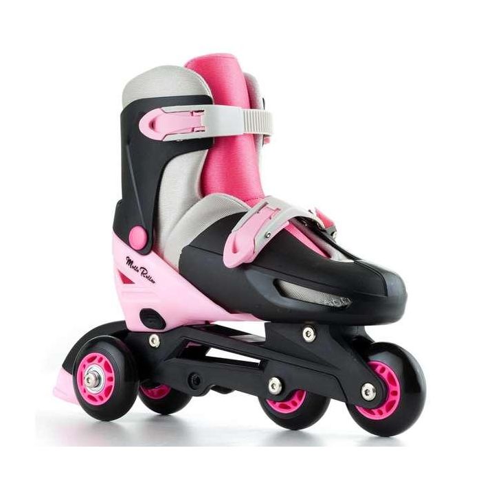 Patines 4 en linea rosa ajustable talla m ( 35/38) 2