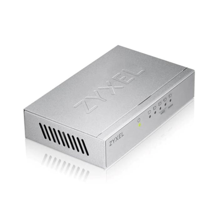 Zyxel GS-105BV5 Switch Gigabit Desktop 5 Puertos, Conmutador de Red con QoS y Metal Zyxel GS-105BV5 Switch Gigabit Desktop 5 Puertos, Conmutador de Red con QoS y Metal