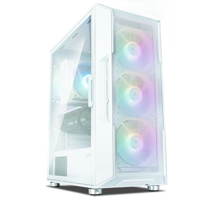 Zalman I3 NEO WHITE Carcasa PC Midi Tower Blanco, ATX, mATX, Mini-ITX, Ventiladores Frontales 3x120mm, Trasero 1x120mm, USB 3.0 1