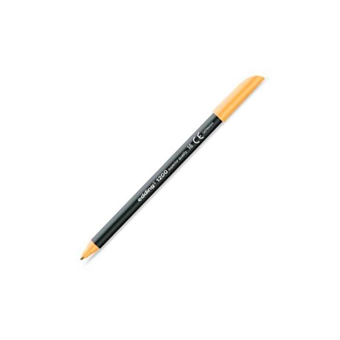 Edding Rotulador 1200 Punta Fina Naranja Claro