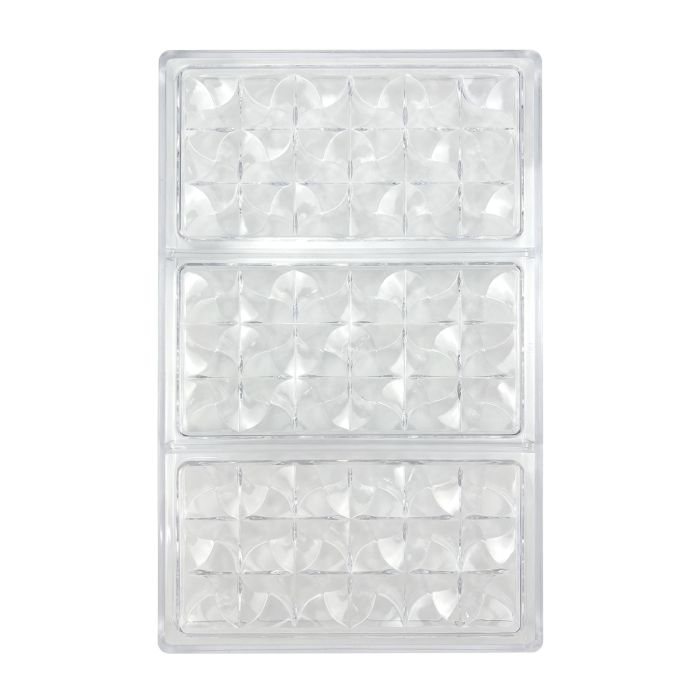 Quttin Molde Para Chocolate Surtido 17.5 cm Ancho x 2.5 cm Alto x 27.5 cm Largo (12 Unidades)