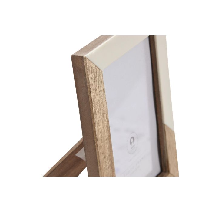 Marco Foto 10X15 Scandi DKD Home Decor Blanco Natural 1.8 x 21.5 x 17 cm 1 Marco Foto 10X15 Scandi DKD Home Decor Blanco Natural 1.8 x 21.5 x 17 cm 1