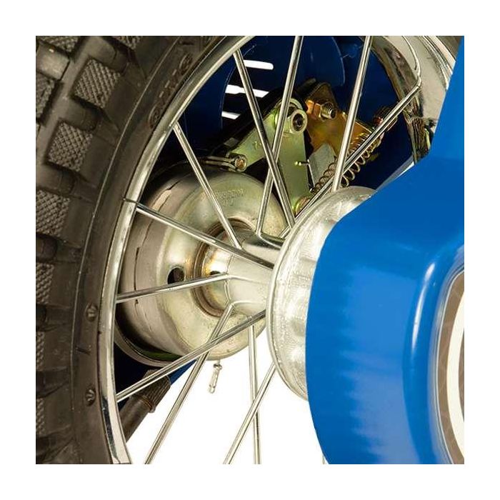 Injusa Moto Batería Eléctrica X-Treme Blue Fighter 24V con Ruedas Hinchables Azul, 112x62x72 cm, Niños 6-10 Años 5