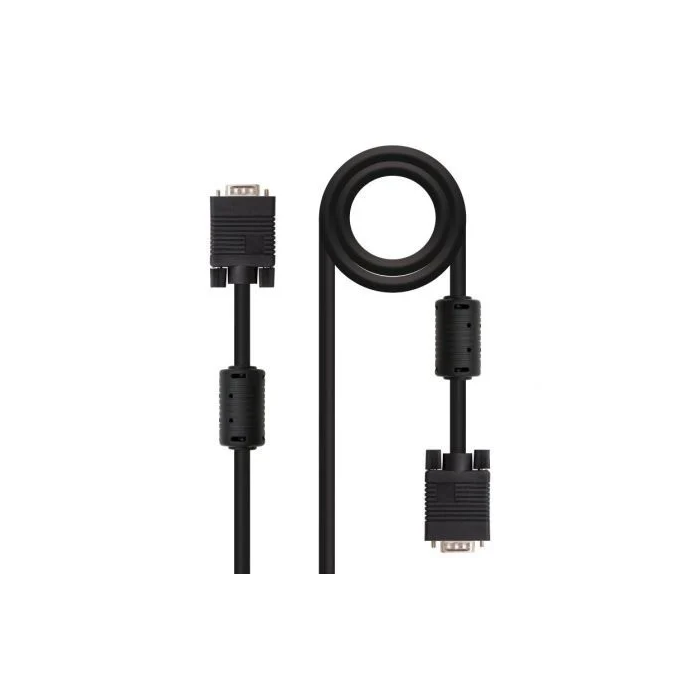 NANO CABLE 10.15.0102 Cable SVGA HDB15 Macho a HDB15 Macho 1.8M con Ferrita