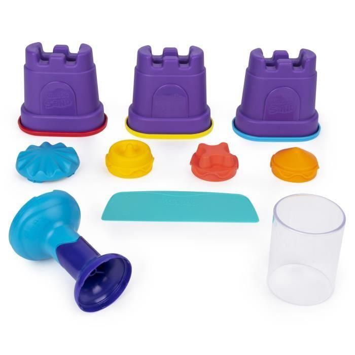 Kinetic Sand ARC-EN-CIEL Arena Cinética 390g con 2 colores y 6 accesorios, no se seca ni desmorona, modelo aleatorio 1 Kinetic Sand ARC-EN-CIEL Arena Cinética 390g con 2 colores y 6 accesorios, no se seca ni desmorona, modelo aleatorio 1