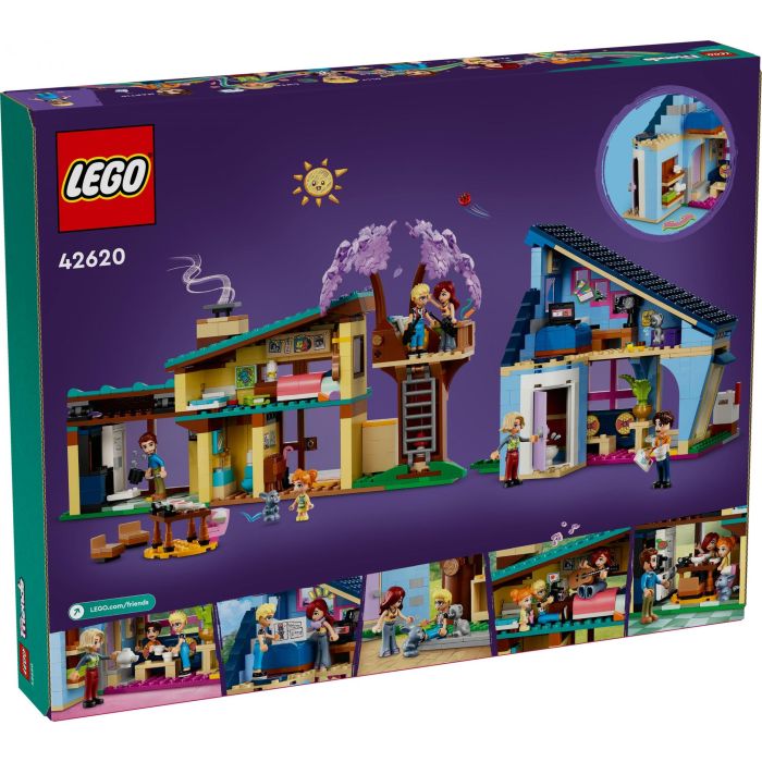 LEGO 42620 Friends Casas Familiares de Olly y Paisley, Muñeca de Juguete con Figuras y Accesorios 12 LEGO 42620 Friends Casas Familiares de Olly y Paisley, Muñeca de Juguete con Figuras y Accesorios 12