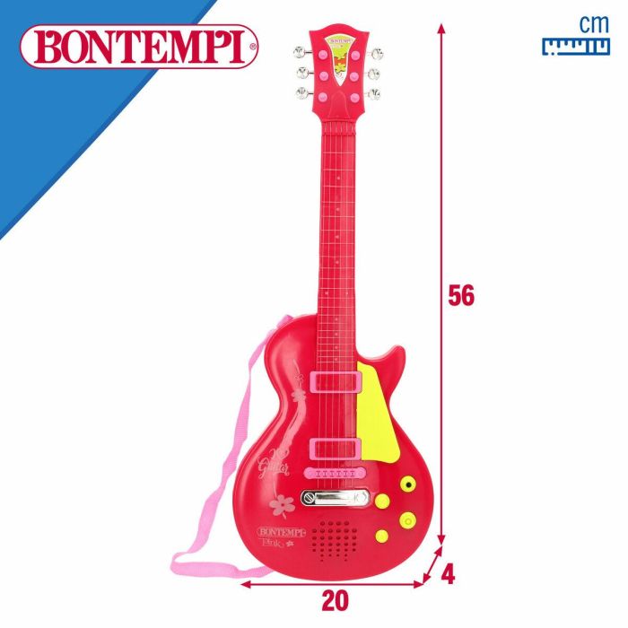 Guitarra Infantil Bontempi 20 x 56 x 4 cm (6 Unidades) 3 Guitarra Infantil Bontempi 20 x 56 x 4 cm (6 Unidades) 3