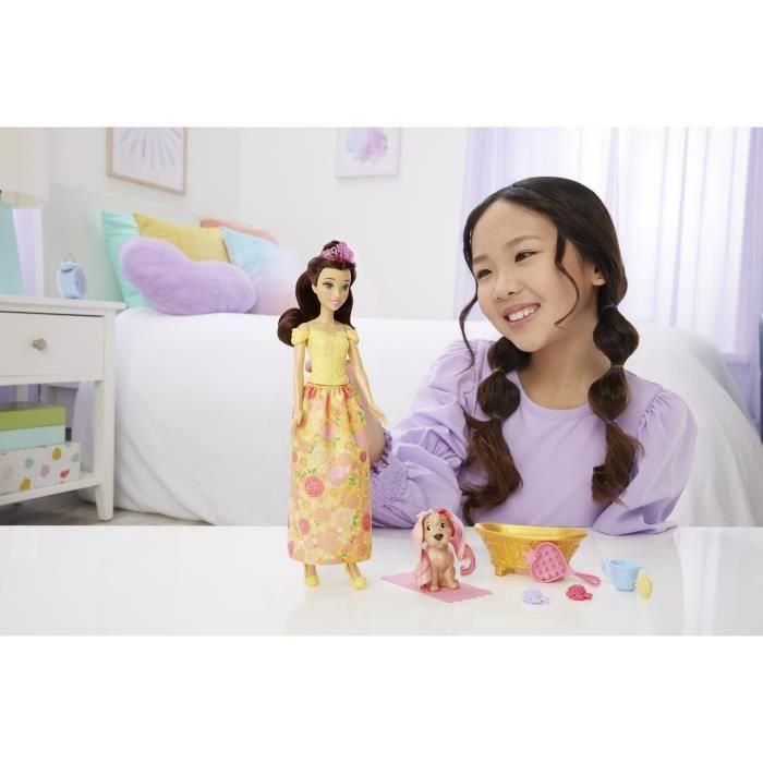Disney - Set de aseo para la Princesa Bella y su perro - Con bañera - Princesas Disney - JFC42 1 Disney - Set de aseo para la Princesa Bella y su perro - Con bañera - Princesas Disney - JFC42 1