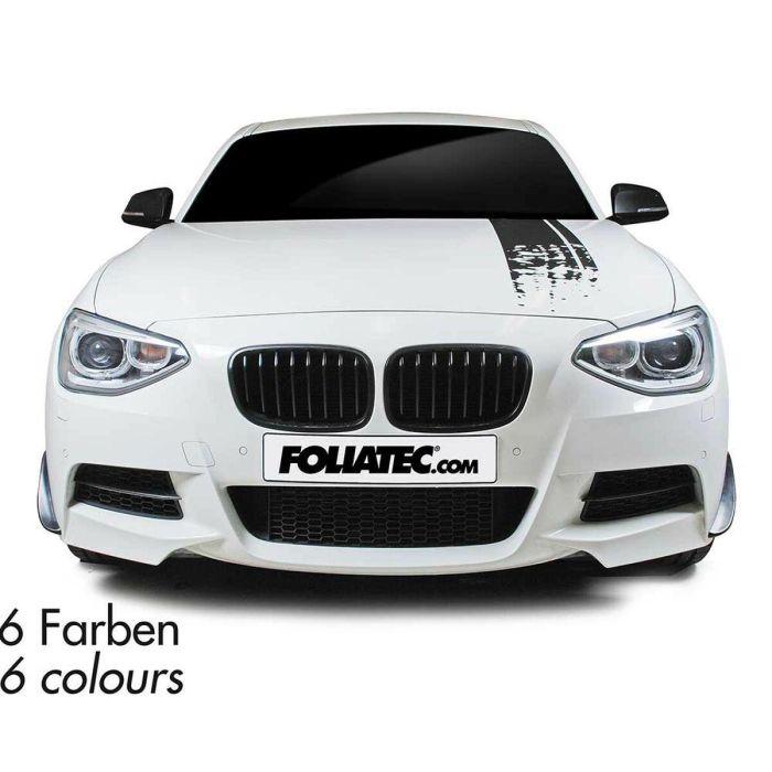 Foliatec FO33951 Adhesivo Vinilo para Coche Diseño Rayas Azul, PVC, Resistente Exterior, 22x150 cm, Escobilla Incluida, 2 Piezas 2 Foliatec FO33951 Adhesivo Vinilo para Coche Diseño Rayas Azul, PVC, Resistente Exterior, 22x150 cm, Escobilla Incluida, 2 Piezas 2