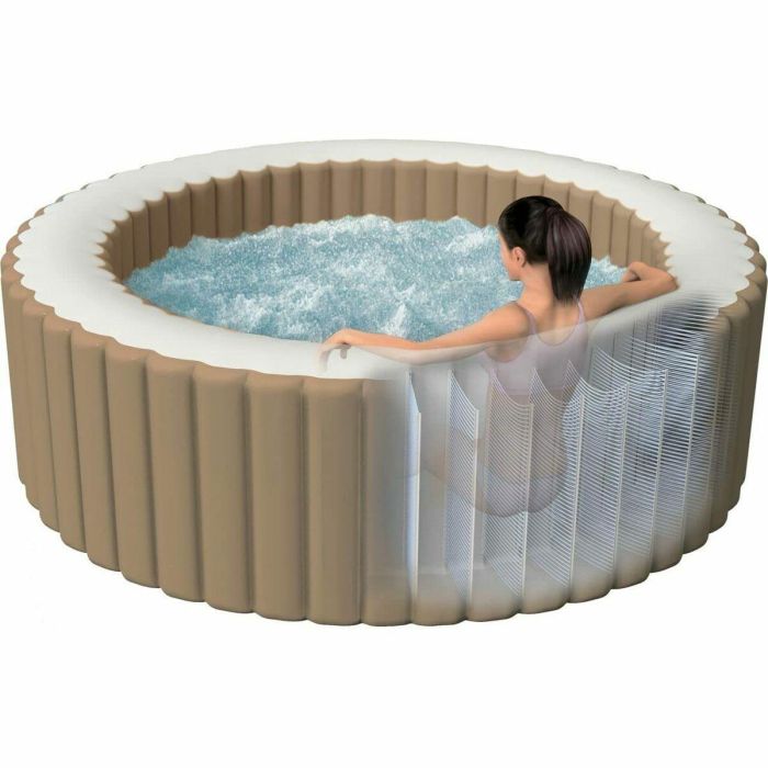 Piscina Hinchable Intex 216 x 71 x 216 cm Jacuzzi 196 x 71 cm 1098 L 1 Piscina Hinchable Intex 216 x 71 x 216 cm Jacuzzi 196 x 71 cm 1098 L 1
