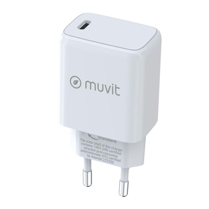 muvit for change cargador de pared Tipo C PD 20W blanco 8 muvit for change cargador de pared Tipo C PD 20W blanco 8