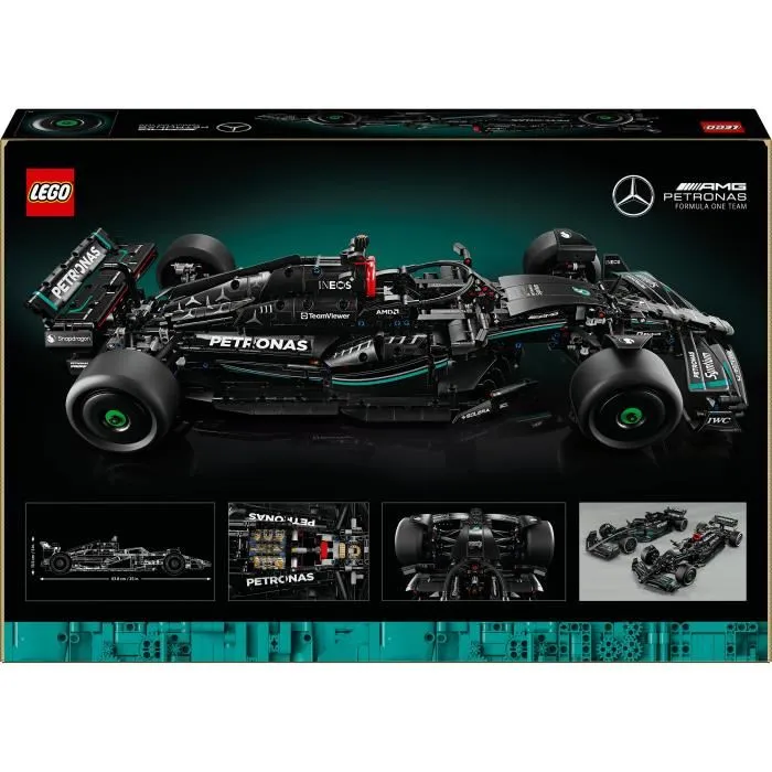 Lego Technic 42171 Mercedes-AMG F1 W14 E Performance Réplica de Coche de Carreras, Decoración de Escritorio 5