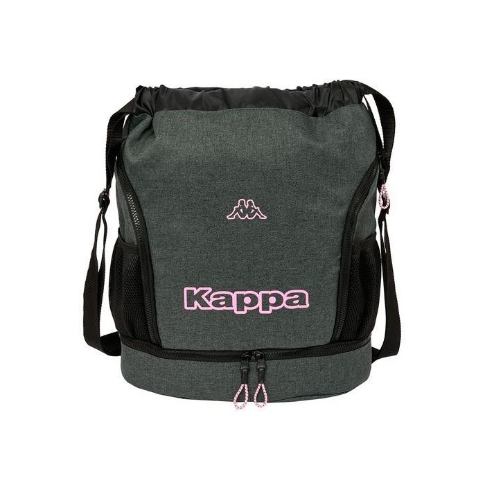 Mochila Saco Infantil Kappa Silver pink Gris 35 x 40 x 1 cm Mochila Saco Infantil Kappa Silver pink Gris 35 x 40 x 1 cm