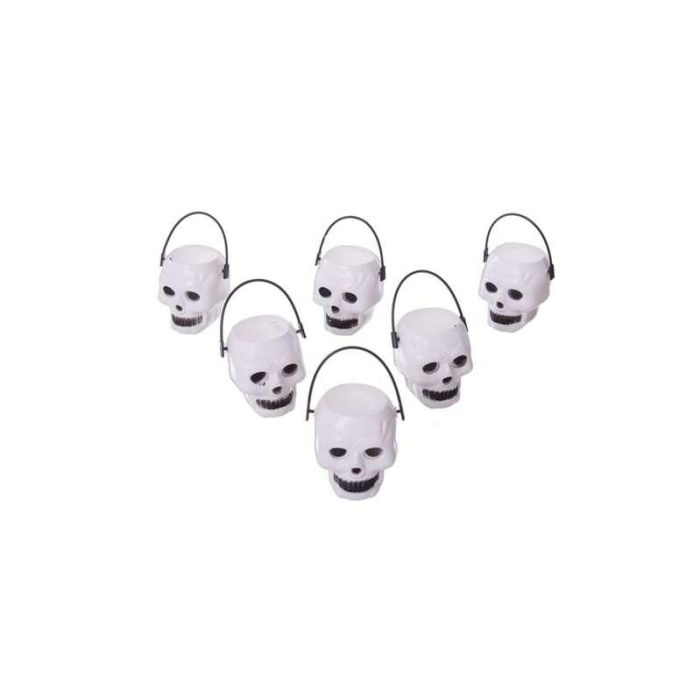 6 mini calaveras 6 x 5 x 5 cm 6 mini calaveras 6 x 5 x 5 cm