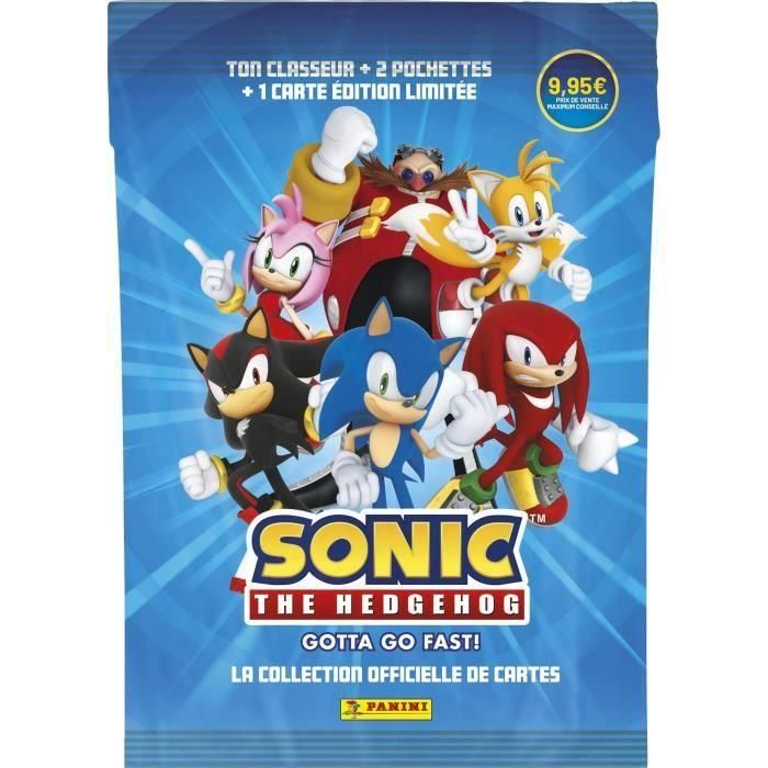 Pack de inicio - PANINI - Sonic the Hedgehog Classic - Carpeta - 2 bolsillos - 1 tarjeta de edición limitada Pack de inicio - PANINI - Sonic the Hedgehog Classic - Carpeta - 2 bolsillos - 1 tarjeta de edición limitada