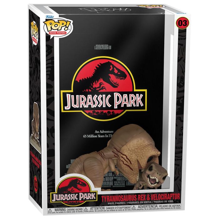 Figura POP Movie Poster Jurassic Park Tyrannosaurus Rex and Velociraptor 2 Figura POP Movie Poster Jurassic Park Tyrannosaurus Rex and Velociraptor 2