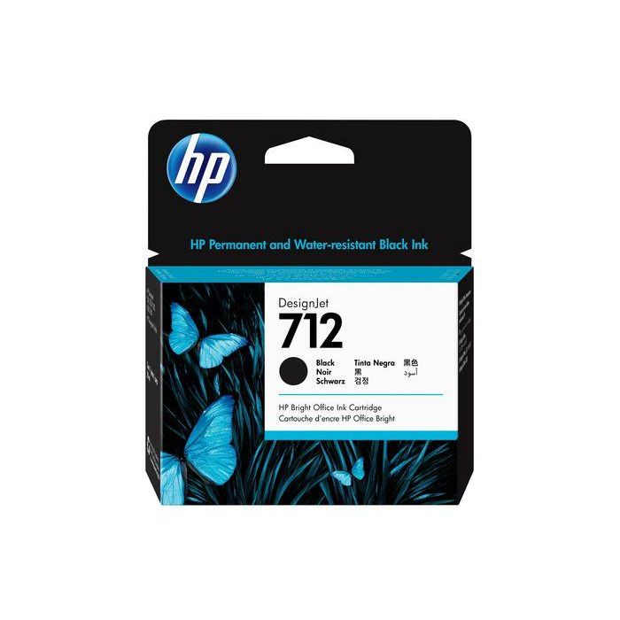 HP Tinta Negro Designjet T200 - T600 - Nº 712 Alta Capacidad