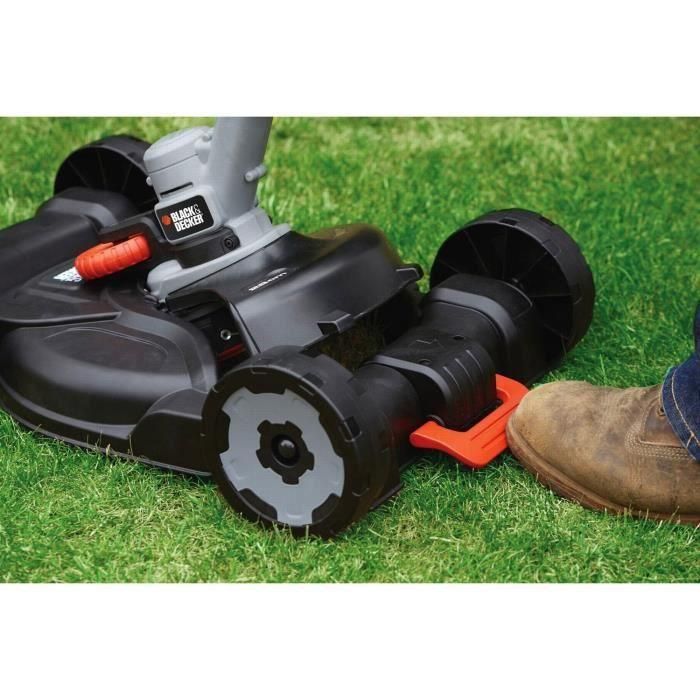 BLACK & DECKER Herramienta inalámbrica 3 en 1 Cortacésped de 28 cm y 18 V 5 BLACK & DECKER Herramienta inalámbrica 3 en 1 Cortacésped de 28 cm y 18 V 5