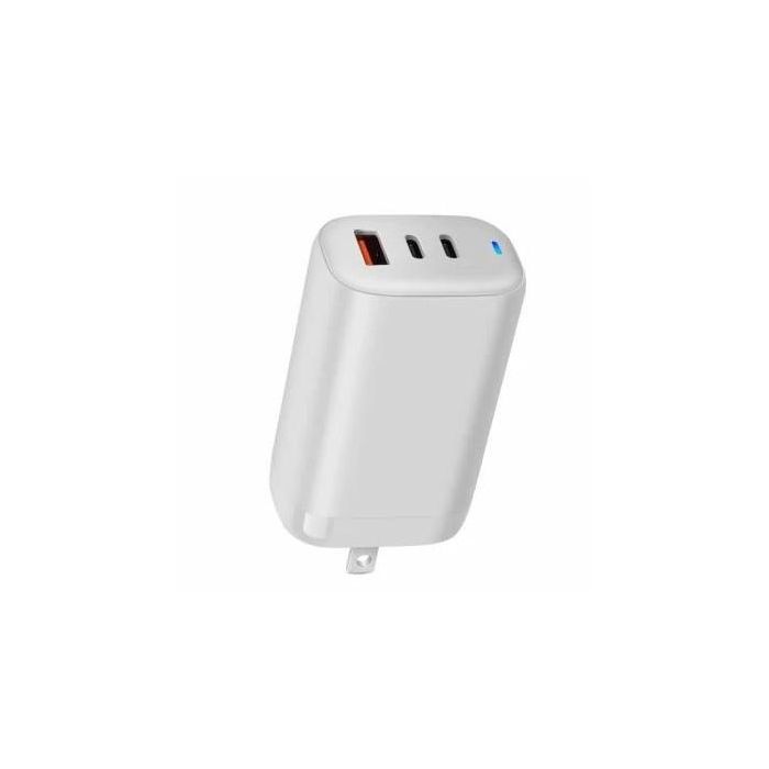 Acer Cargador GaN 65W, 3 Puertos: 2x USB-C y 1x USB-A 3