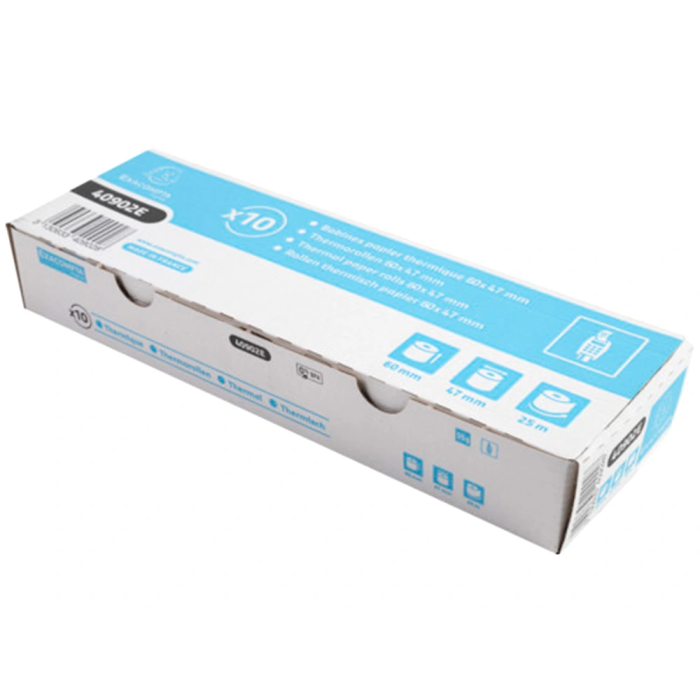 Exacompta Rollo Sumadora Térmico 60 mm x 47 mm 55 g/m2 FSC Sin BPA para TPV 1