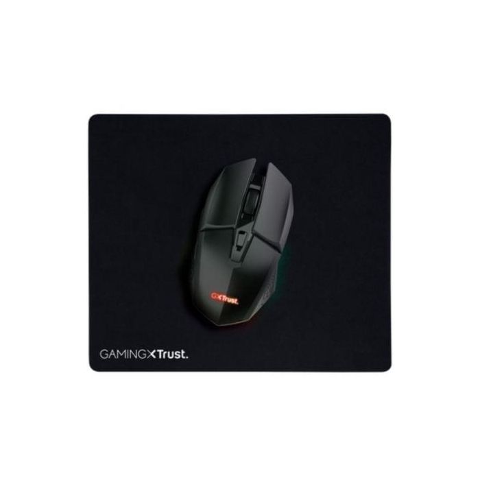 Trust Gaming 25070 Pack Gaming: Ratón Óptico Inalámbrico GXT 112 Felox Iluminado + Alfombrilla Gaming Superficie Suave