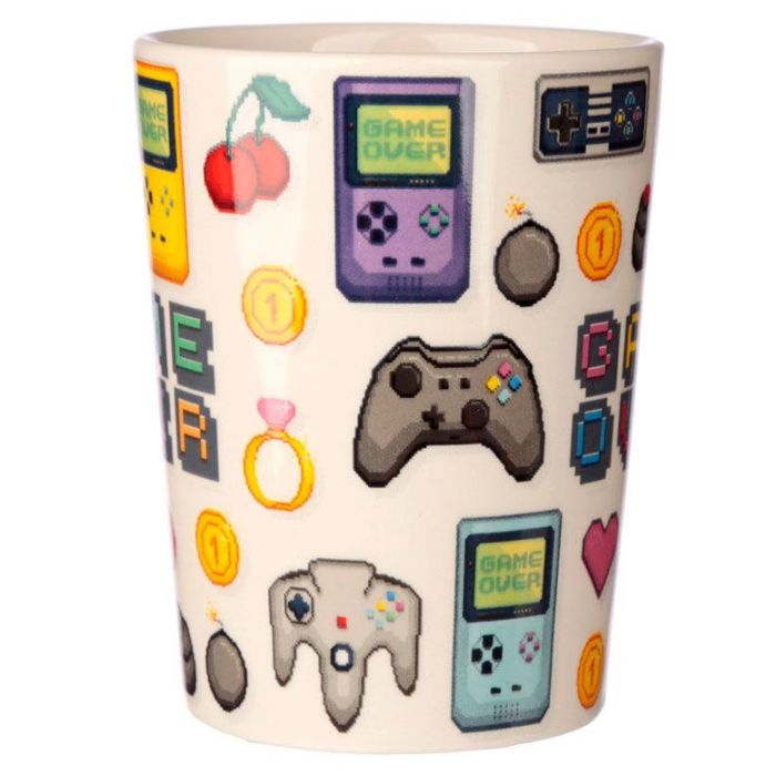 Taza asa 3D Joystick Pixel Game Over 1 Taza asa 3D Joystick Pixel Game Over 1