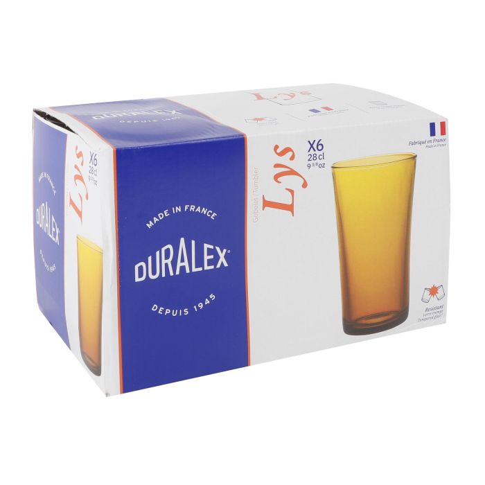 Set de 6 Vasos Altos Amber Lys 28Cl - Duralex (12 Cajas) 2 Set de 6 Vasos Altos Amber Lys 28Cl - Duralex (12 Cajas) 2