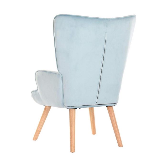 Butaca Scandi DKD Home Decor Azul Celeste Natural 75 x 96 x 67 cm 2 Butaca Scandi DKD Home Decor Azul Celeste Natural 75 x 96 x 67 cm 2