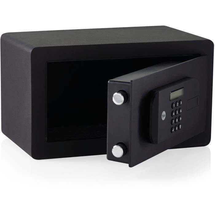 Yale YSEB/250/EB1 Caja fuerte de seguridad electrónica para hogar H.25 x W.35 x D.30 cm (20.5 L) Acero blindado Antitaladro