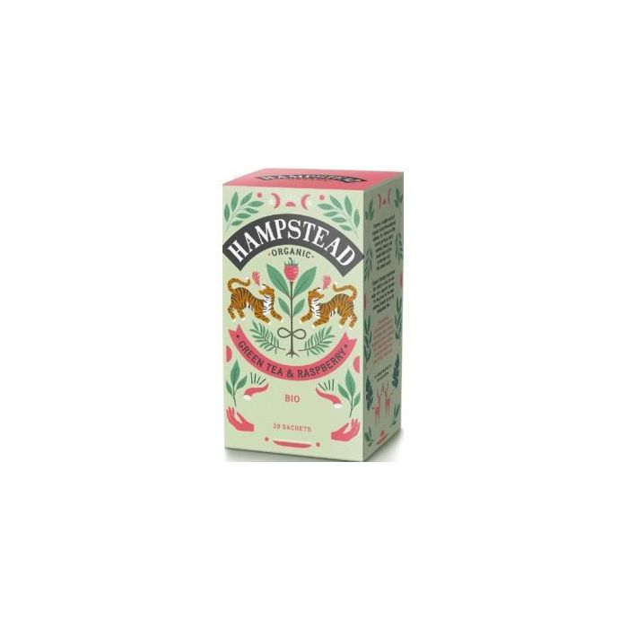 Green Tea-Raspberry Infusion 20Sbrs. Bio