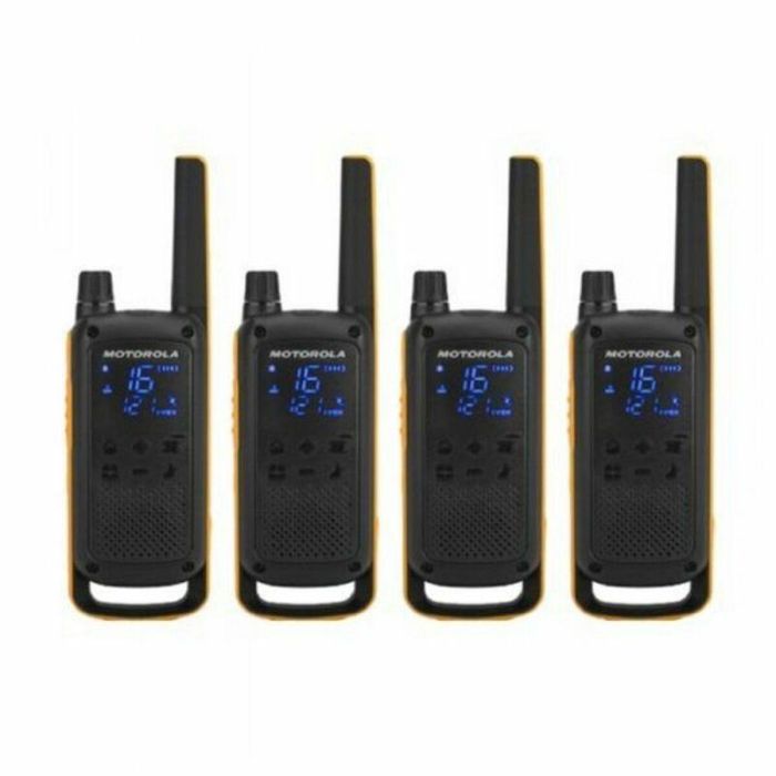 Motorola TALKABOUT T82 Extreme Quad Pack Walkie-Talkie PMR446 10km Recargable IPX4 Naranja/Negro