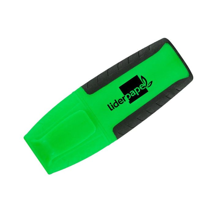 Rotulador Liderpapel Mini Fluorescente Verde 12 unidades 2