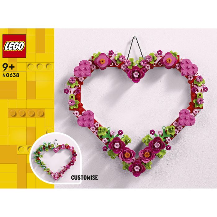 LEGO Herz-Deko 40638 Juego de construcción Corazón Decorativo para Niños y Niñas, 254 Piezas 8 LEGO Herz-Deko 40638 Juego de construcción Corazón Decorativo para Niños y Niñas, 254 Piezas 8