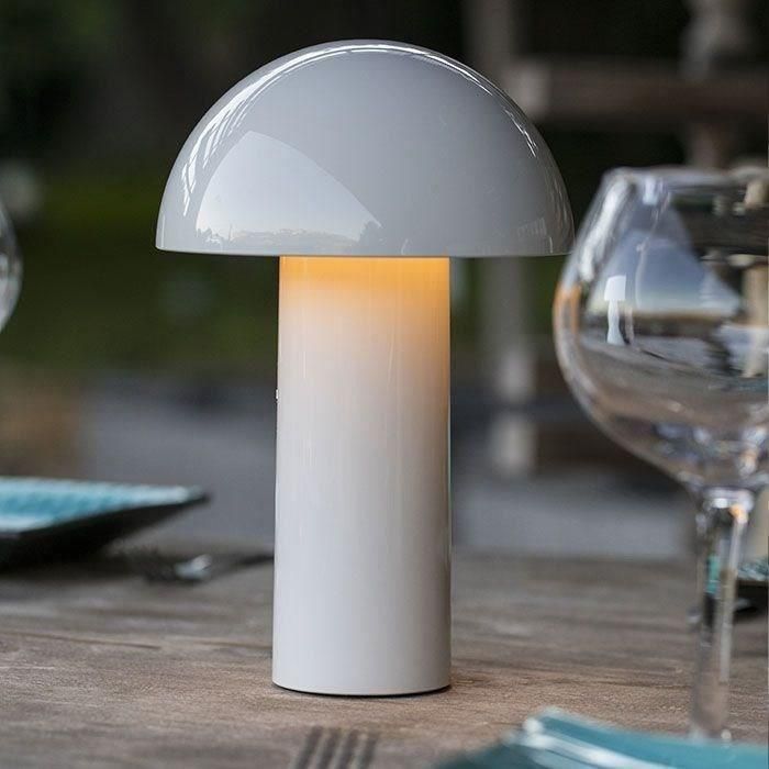 Lámpara de mesa inalámbrica - LUMISKY - TOD WHITE - Al. 28 cm - Cabezal regulable - LED blanco cálido 3 Lámpara de mesa inalámbrica - LUMISKY - TOD WHITE - Al. 28 cm - Cabezal regulable - LED blanco cálido 3