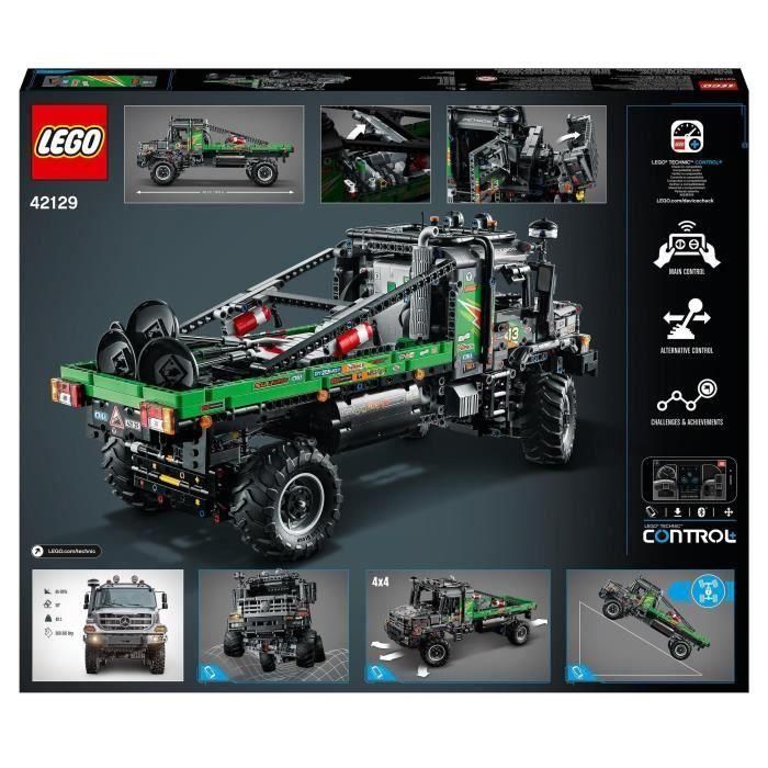 LEGO 42129 Technic Mercedes-Benz Zetros 4x4 Camión de Prueba, Coche de Control Remoto, Camión de Juguete, App Control 5 LEGO 42129 Technic Mercedes-Benz Zetros 4x4 Camión de Prueba, Coche de Control Remoto, Camión de Juguete, App Control 5