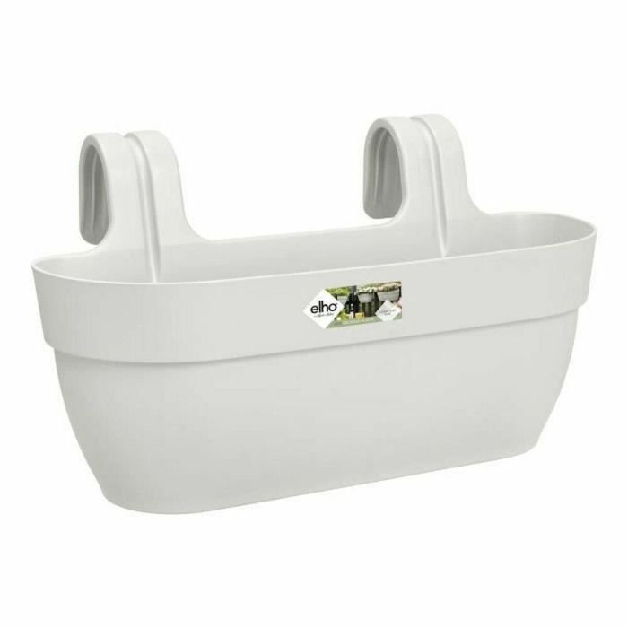 Elho Maceta Vibia Campana Easy Hanger Grande Blanco Seda Balcón Exterior L 24,1 x An 46 x Al 26,5 cm