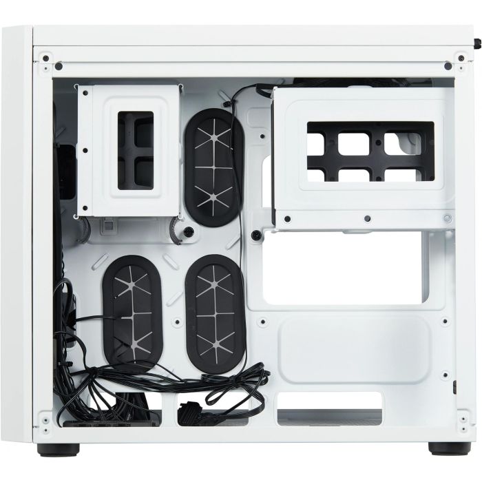 Corsair Torre PC Crystal Series 280X RGB con Ventana de Cristal Templado Blanca 22