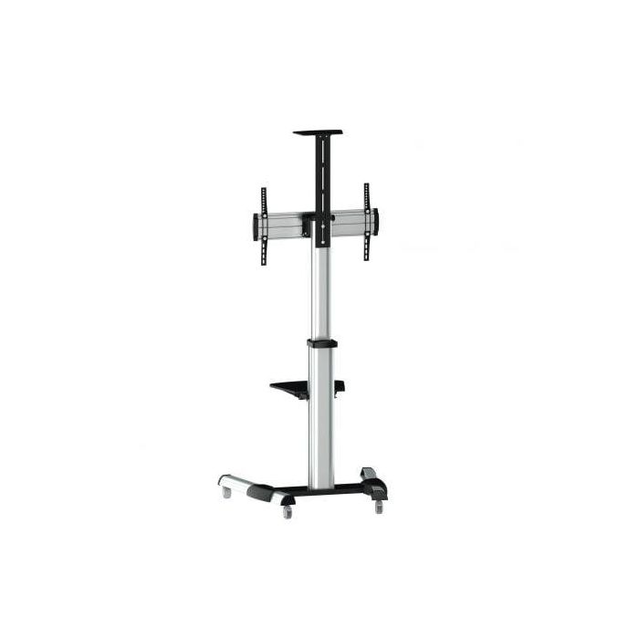 AISENS - SOPORTE DE SUELO PRO CON RUEDA, BANDEJA PARA DVD Y SOPORTE DE CaMARA PARA MONITOR/TV 50KG D 3 AISENS - SOPORTE DE SUELO PRO CON RUEDA, BANDEJA PARA DVD Y SOPORTE DE CaMARA PARA MONITOR/TV 50KG D 3