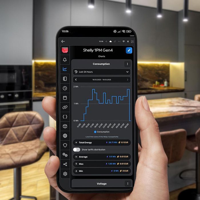 Shelly 1PM Gen4 Rele Inteligente Empotrado 1 Canal 16A Medición WLAN Matter Zigbee Bluetooth 9 Shelly 1PM Gen4 Rele Inteligente Empotrado 1 Canal 16A Medición WLAN Matter Zigbee Bluetooth 9