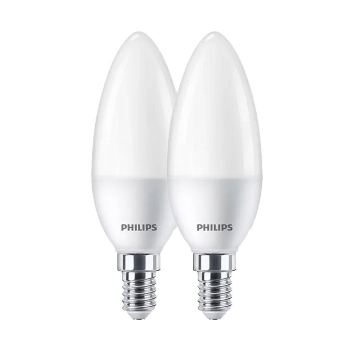 Bombilla vela led e14 7 W 806 lm 4000 k luz dia, 2 unidades 0 Bombilla vela led e14 7 W 806 lm 4000 k luz dia, 2 unidades 0