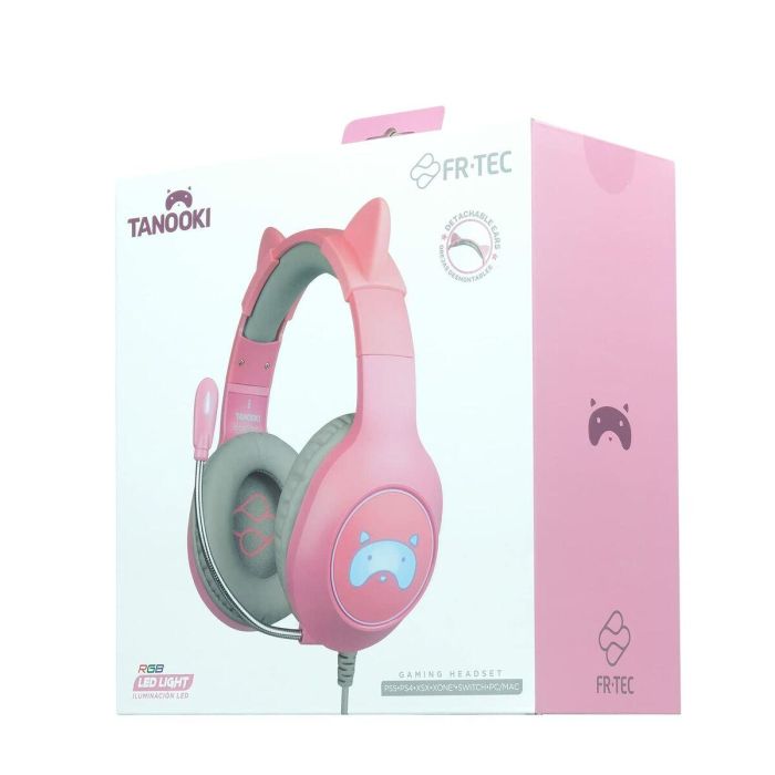 Auriculares con Micrófono Gaming Tanooki FR-TEC FT2021 1 Auriculares con Micrófono Gaming Tanooki FR-TEC FT2021 1