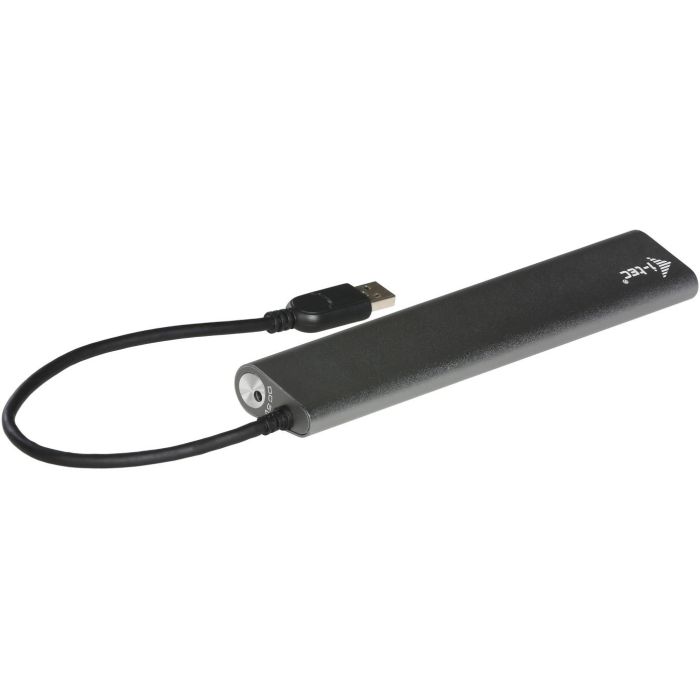 i-tec Concentrador USB 3.0 SuperSpeed de 7 Puertos, USB 3.2 Gen 1 Tipo-A, 5000 Mbit/s, Plata, Carcasa de Metal 2